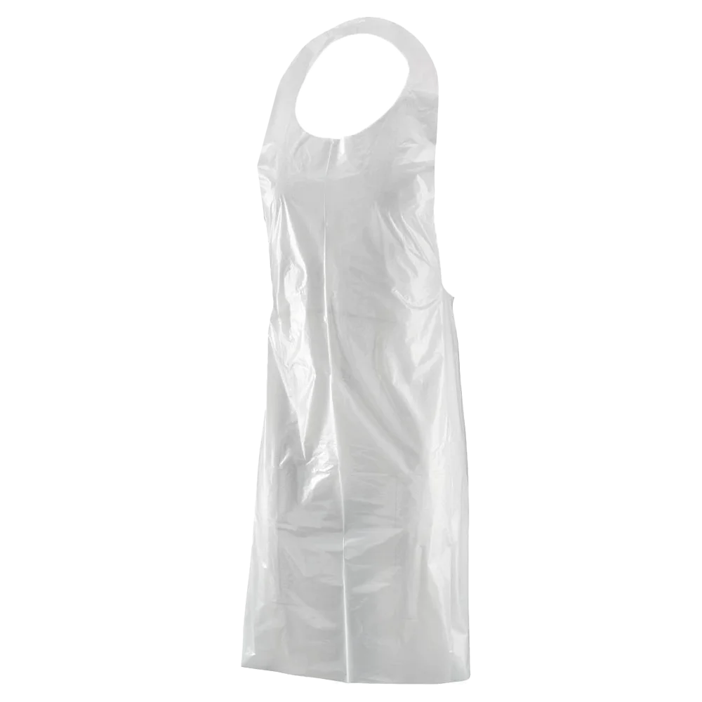 TABLIER JETABLE BLANC *100 - 1 PCS