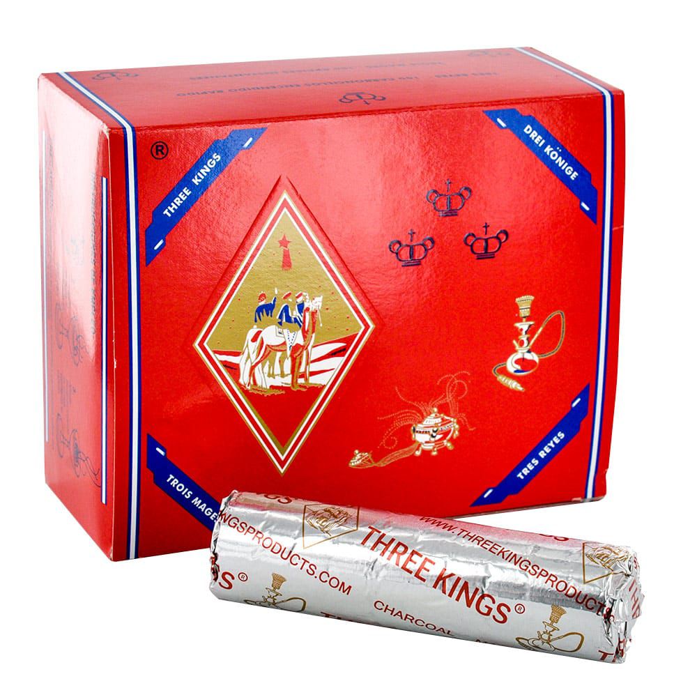 Charbon Three Kings (Boite 10 rouleaux)