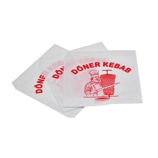 PAPIERS DÖNER TUT KEBAB 17X17CM 1000 PIECES