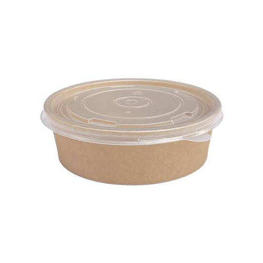 BOL KRAFT + COUVERCLE 550ML 300 PIECES