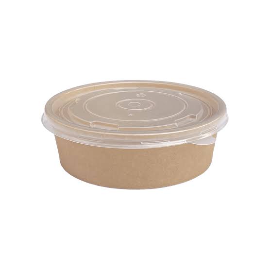 BOL KRAFT 500ML + COUVECLE 50 PIECE