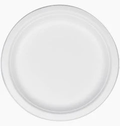 ASSIETTES RONDES 320 G/M2 Ø 23 CM BLANC CARTON (400 UNITÉ)