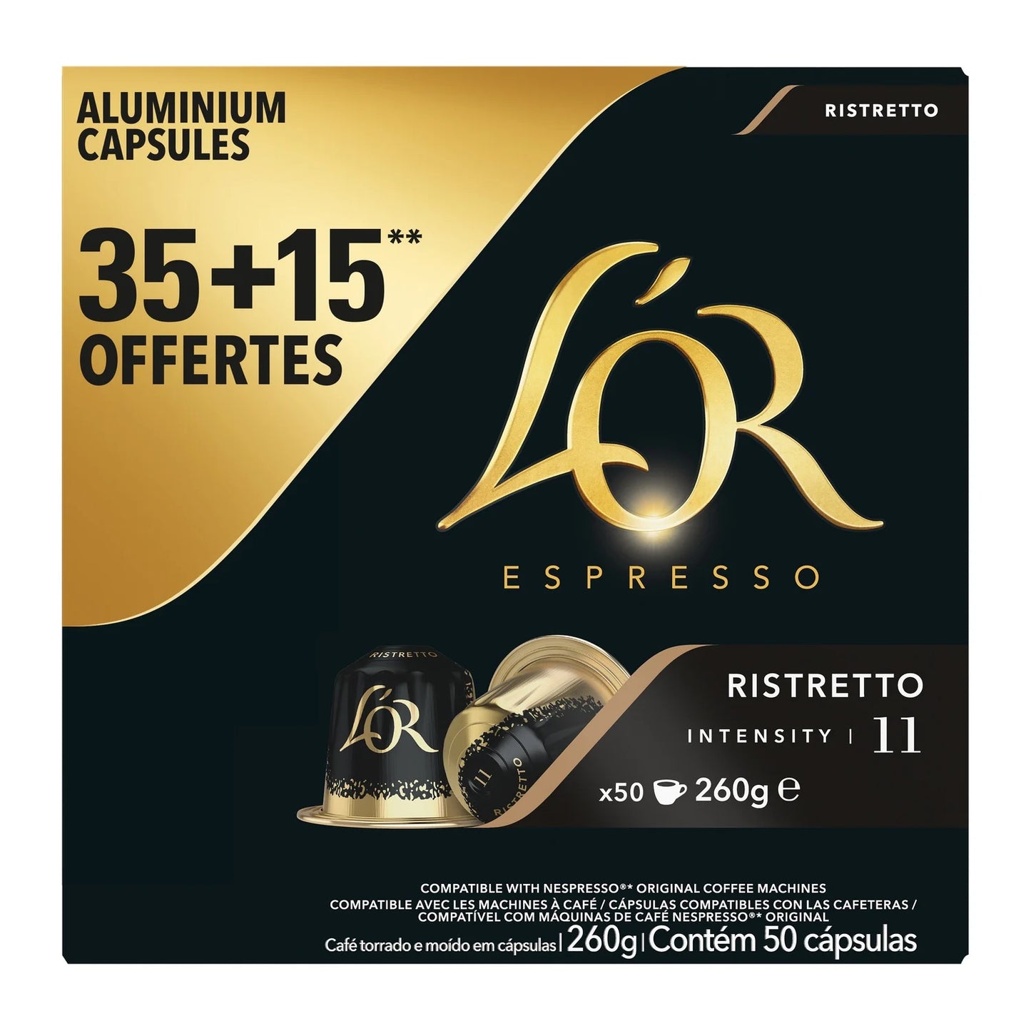 L'OR - EXPRESSO CAPSUL 35+15 OFFERTES
