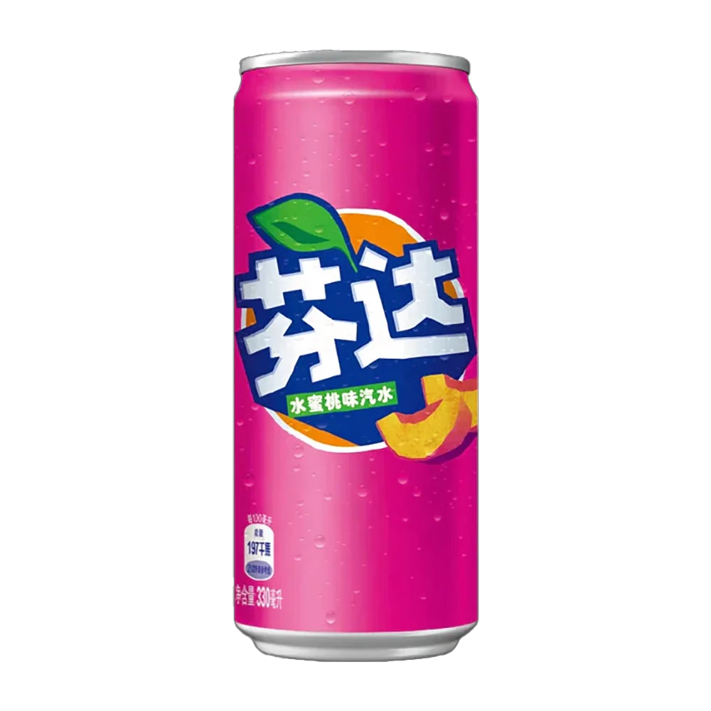 Fanta Chine - Pêche blanche 33CL*12