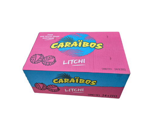 CARAIBOS - LITCHI CARTON 24X33CL