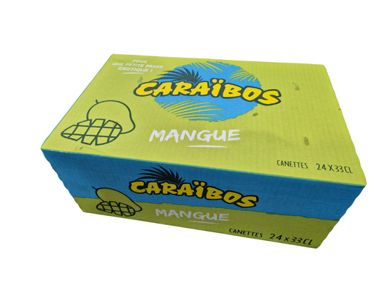 CARAIBOS - CARTON MANGUE 24X33CL