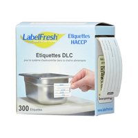 ETIQUETTE TRAÇABILITE DLC 70*45MM - LABELFRESH *300