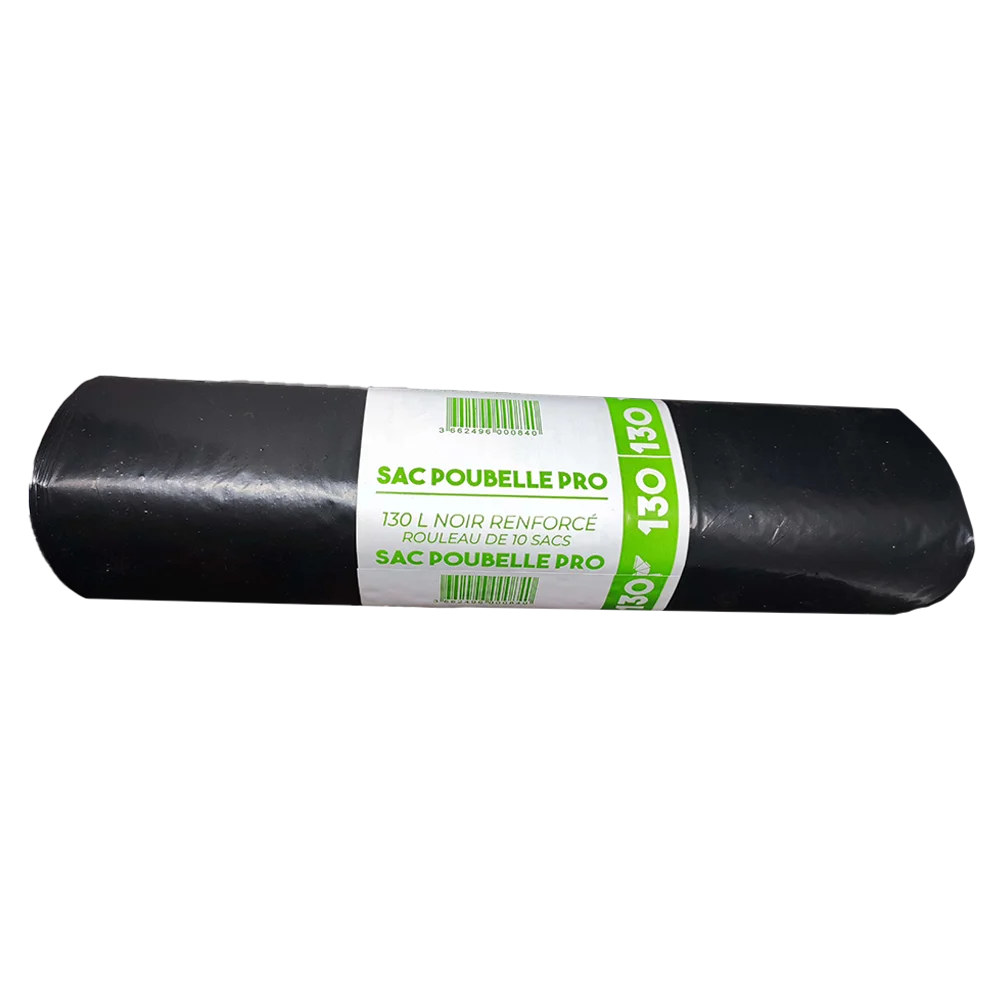 SAC POUBELLE PRO RENFORCÉ 130L *10 - 1 PCS