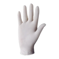 GANTS VINYLE BLANC TAILLE M *100