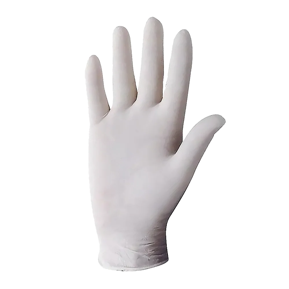 GANTS VINYLE BLANC TAILLE M *100