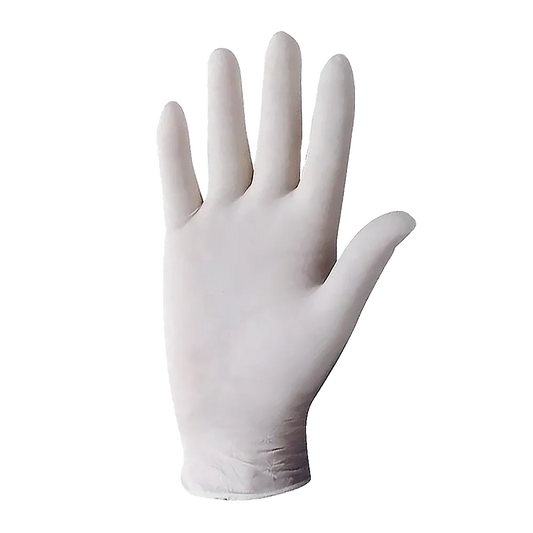 GANTS VINYLE BLANC TAILLE M *100