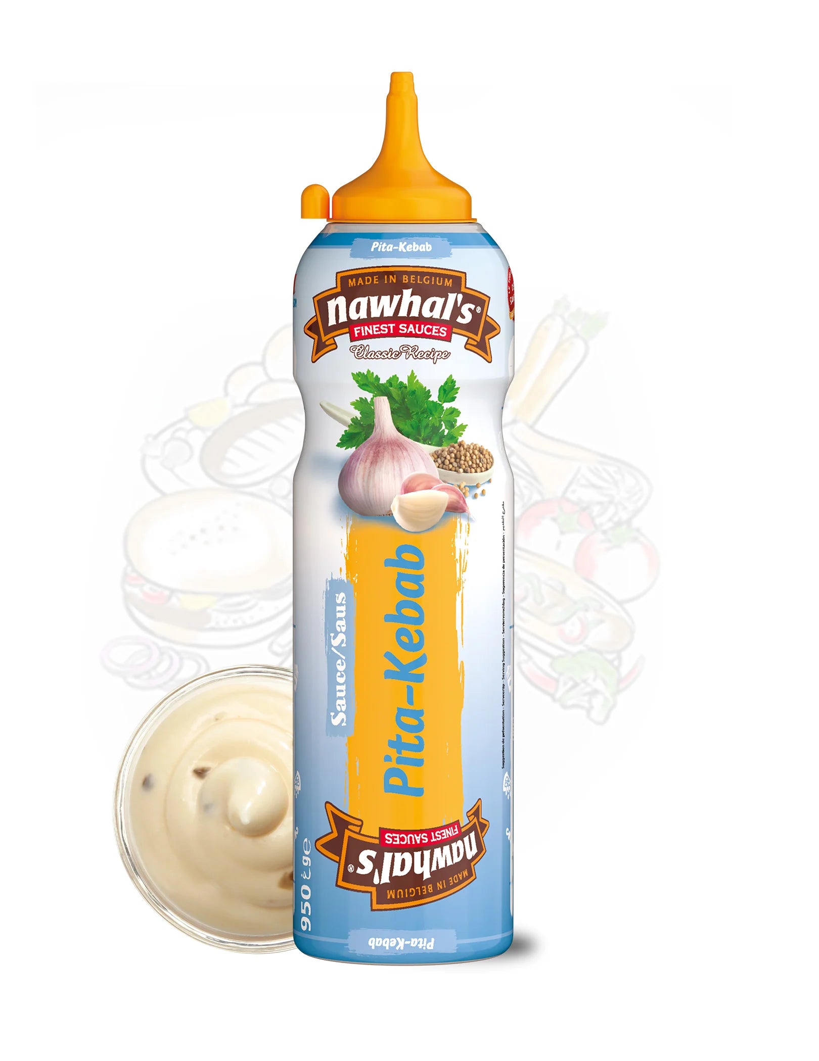 NAWHAL'S - SAUCE PITA KEBAB 950ML