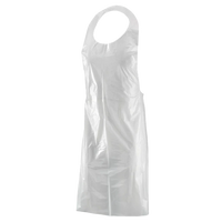 TABLIER JETABLE BLANC *100 - 1 PCS