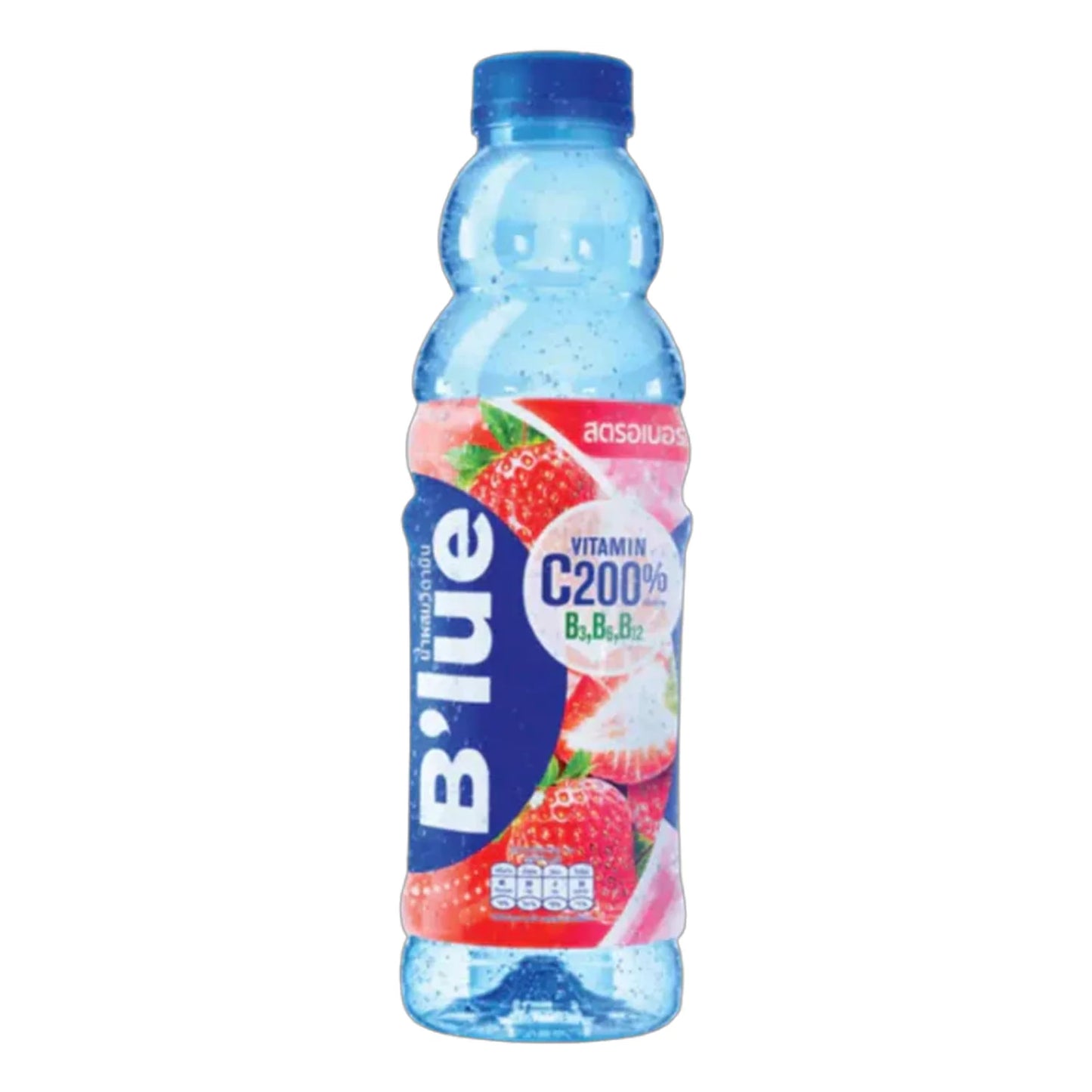 B'lue Boisson Vitaminée Fraise 500ML [Bleu]