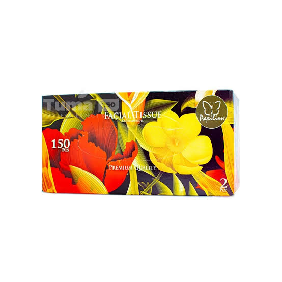 PAPILLON - BOITE DE MOUCHOIRE 150 PIECES