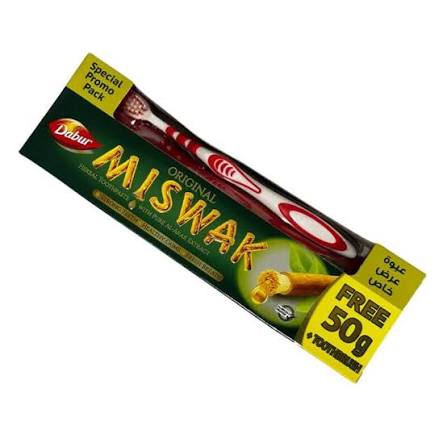 MISWAK - BROOSE A DENT + DENTIFRICE