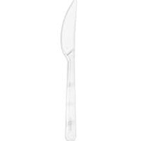 COUVERTS EN PLASTIQUE TRANSPARENT RÉUTILISABLE COUTEAU 10 X 100 pièces