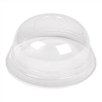 COUVERCLES COUPOLE SANS ORIFICE R.224.01 Ø 8,5x4,2 CM TRANSPARENT PLA (800 UNITÉ)