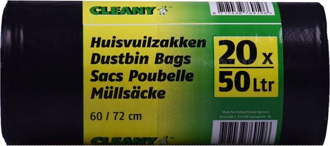 CLEANY - SAC POUBELLE 20X50 LTR