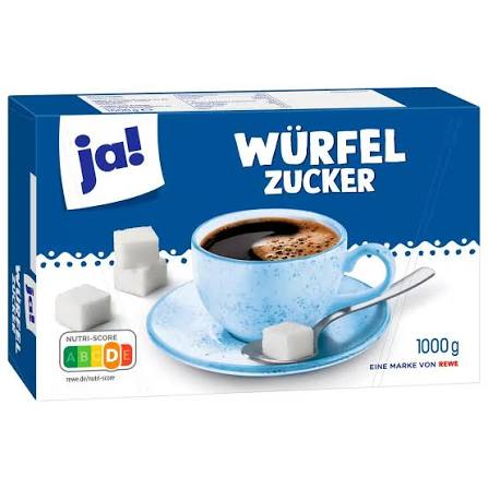 JA - WURFEL ZUCKER 1KG
