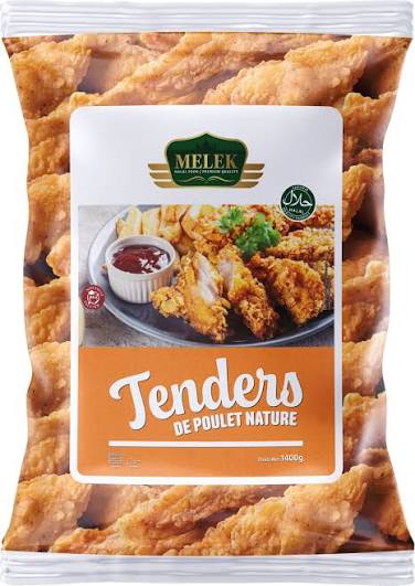 MELEK - HALAL FOOD TENDERS POULET NATURE 1.8KG