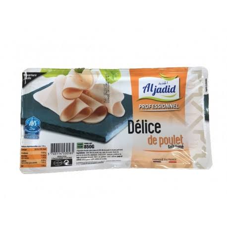 EL JADID - DELICE DE POULET GOUT FUME 850G