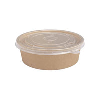 BOL KRAFT + COUVERCLE 550ML 300 PIECES