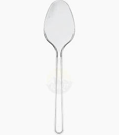 COUVERTS EN PLASTIQUE TRANSPARENT RÉUTILISABLE CUILLÈRE À DESSERT 10 X 100 pièces