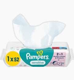 PAMPERSE - LINGETTES BEBE 52 PIECES
