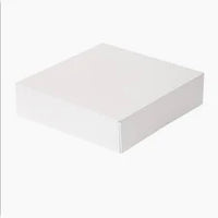BOÎTES PATISSERIES SANS FENÊTRE THEPACK 20x20x5 CM BLANC CARTON NANO-MICRO (200 UNITÉ)
