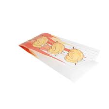 SACS POUR 1/2 POULET 40 G/M2 + 20µ PP 13+7,5x28 CM BLANC PAPIER (1000 UNITÉ)