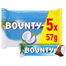 BOUNTY - BARRE CHOCOLAT 5X57G
